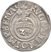 1⁄24 Thaler, Germany, 1606-1609 reverse image