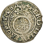 1⁄24 Thaler, Germany, 1636-1655 reverse image