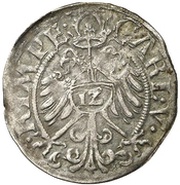 1 Fürstengroschen, Germany, 1557-1559 reverse image