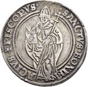 1 Thaler, Germany, 1544 reverse image