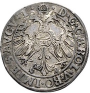 1 Thaler, Germany, 1556-1558 reverse image