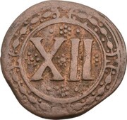 12 Pfennig, Germany, 1609 reverse image
