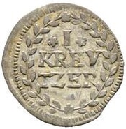 1 Kreuzer - Frederick Casimir, Germany, 1667-1668 reverse image