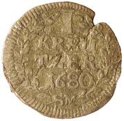 1 Kreuzer - Frederick Casimir, Germany, 1680-1681 reverse image