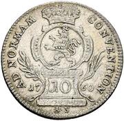 10 Kreuzers - Louis IX, Germany, 1760 reverse image