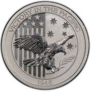 50 Dollars - Elizabeth II 4th Portrait - Victory in the Pacific, Australia, 2017 reverse image