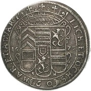 1 Gulden - Frederick Casimir, Germany, 1675 reverse image