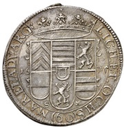 1 Gulden - Frederick Casimir, Germany, 1675 reverse image