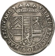 1 Gulden - Frederick Casimir, Germany, 1675 reverse image