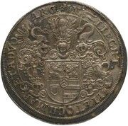 1 Thaler - John Reinhard, Germany, 1608 reverse image