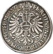1 Thaler - Philip Wolfgang, Germany, 1626 reverse image
