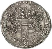 1 Thaler - Frederick Casimir, Germany, 1680 reverse image
