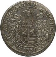 2 Thalers - John Reinhard, Germany, 1611 reverse image