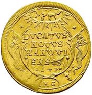 1 Ducat - Frederick Casimir, Germany, 1647 reverse image