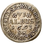 6 Albus - Philip Reinhard, Germany, 1693 reverse image