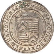1 Teston - Philip Moritz, Germany, 1614-1620 reverse image