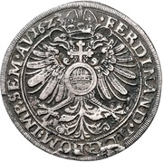½ Thaler - Philip Moritz, Germany, 1623-1624 reverse image