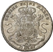 ½ Thaler - William IX Konventionshalbtaler, Germany, 1765 reverse image