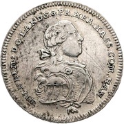½ Thaler - William IX ½ Biberer Ausbeutetaler obverse image