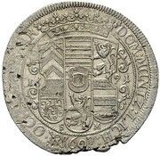 60 Kreuzers - Philip Reinhard, Germany, 1691 reverse image
