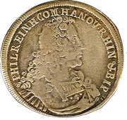 60 Kreuzer - Philip Reinhard of Lichtenberg obverse image
