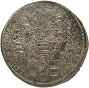 1 Thaler - Philip Reinhard, Germany, 1694 reverse image
