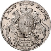 1 Thaler - William IX Konventionstaler, Germany, 1774-1778 reverse image