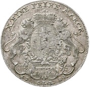 1 Thaler - William IX Konventionstaler, Germany, 1784 reverse image