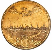 10 Ducats - Philip Reinhard, Germany, 1695 reverse image