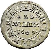 1 Albus - Philip Louis II, Germany, 1609-1610 reverse image