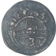 1 Dreier, Germany, 1646-1664 reverse image