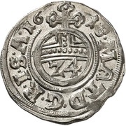 1 Groschen, Germany, 1616-1620 reverse image