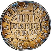 4 Mariengroschen, Germany, 1666-1674 reverse image