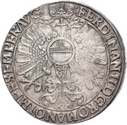 1 Thaler, Germany, 1629 reverse image