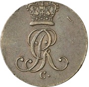 1 Pfenning - George III obverse image