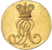 1 Pfenning - George III Gold Pattern obverse image