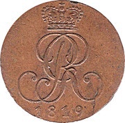 1 Pfenning - George III obverse image