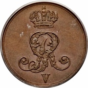 1 Pfennig - George V obverse image