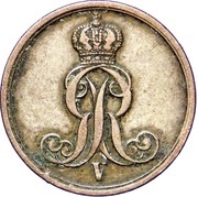 1 Pfennig - George V obverse image