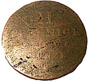 2 Pfennig - William IV, Germany, 1831-1834 reverse image