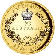 50 Dollars - Elizabeth II 6th Portrait - Australia Sovereign, Australia, 2022 reverse image