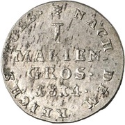1 Mariengroschen - George III, Germany, 1814 reverse image