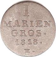 1 Mariengroschen - George III, Germany, 1816-1818 reverse image