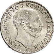 ⅙ Thaler - Ernest August obverse image