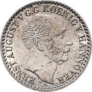 ⅙ Thaler - Ernest August obverse image