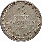 16 Gute Groschen - George IV, Germany, 1822-1830 reverse image