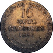 16 Gute Groschen - William IV, Germany, 1830-1834 reverse image