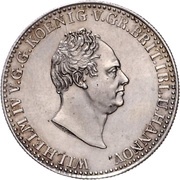 ⅔ Thaler - William IV obverse image