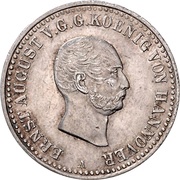 ⅔ Thaler - Ernest August obverse image