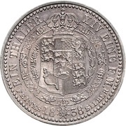 1 Thaler - Ernest August, Germany, 1838-1840 reverse image